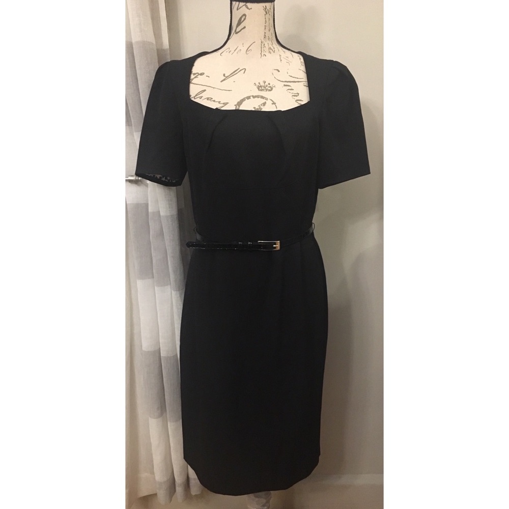 White House Black Market Black Dress Size 12